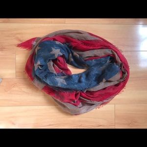 Free People American Flag scarf